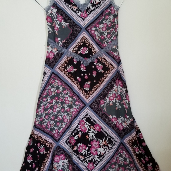 Free people, Stevie Floral Lace Trim Maxi Dress. - Picture 5 of 13